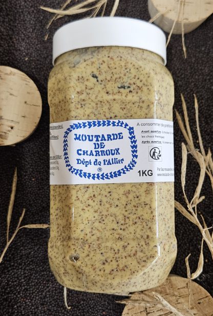Moutarde de Charroux ®1000g - Pot plastique PET